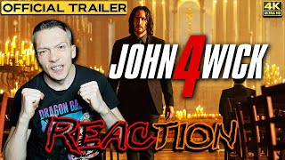 JOHN WICK CHAPTER 4 | Official Trailer (2023) REACTION
