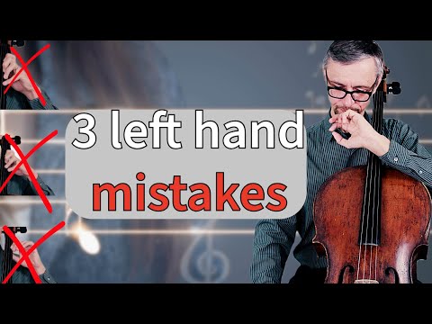 3 Left Hand MISTAKES Every Beginner Should Avoid | Cello Teacher's Tips and Tricks
