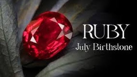Why Ruby is the Most Powerful Birthstone | July Gemstone Explained!