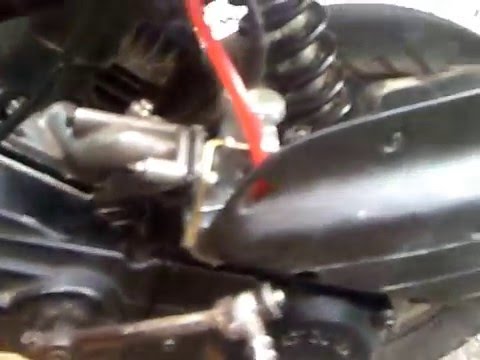 Хонда такт Honda takt 24 с карбюратором от Альфы.Honda takt 24 carburetor alpha