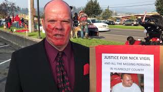 Jeremiah Anderson, Local Business Owner Stands with #MMIWP Native Protesters at FBI on Main Street