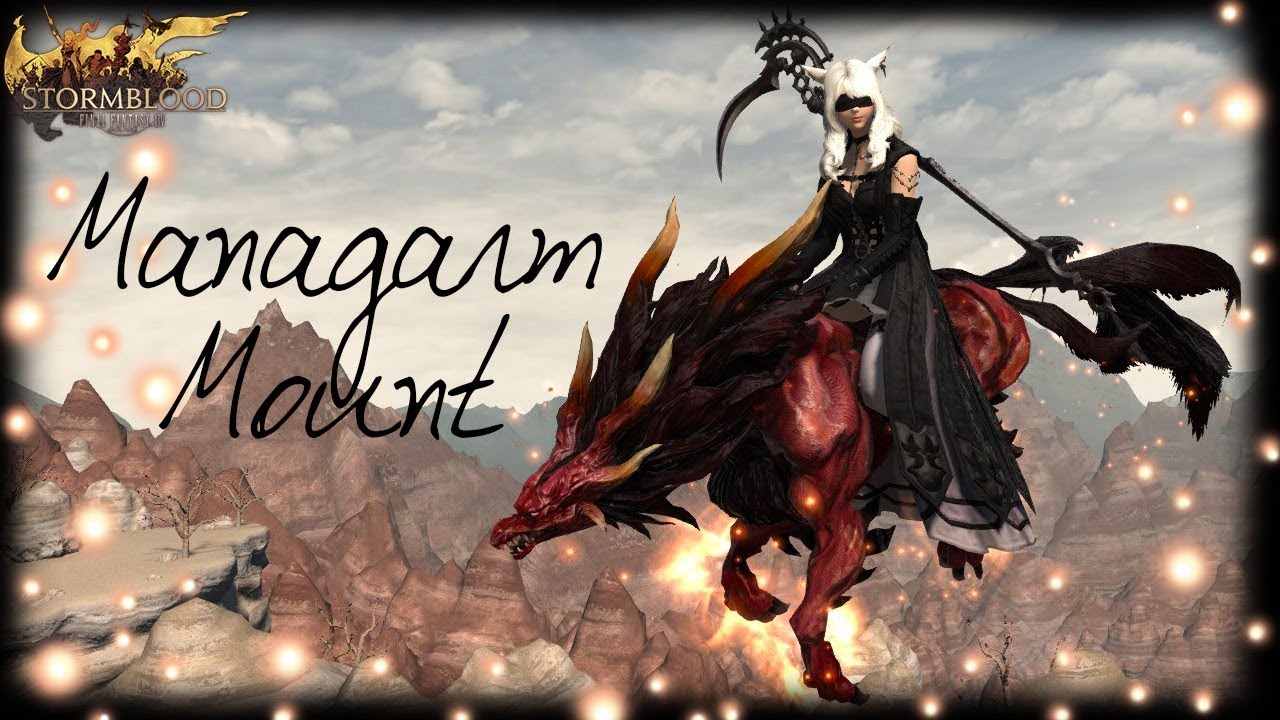 FFXIV 4.1 : Managarm Mount - New Recruit a Friend Mount! 