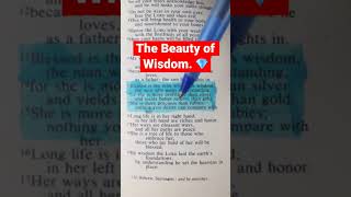 The #Beauty of #Wisdom . 💎🙏💎 #Proverbs 3:13-15 #israelites