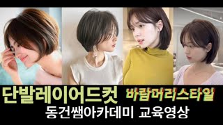 단발레이어드컷 동건쌤아카데미 교육영상 #동건쌤아카데미 #동건쌤 #단발레이어드컷 #단발레이어드 #컷트교육 #컷트 #교육영상 #미용교육 #미용아카데미