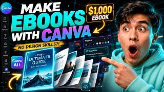 HOW To Make an Ebook Using Canva in 2026 (Beginner Tutorial)