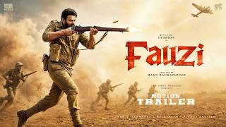 Fauzi - Notion Trailer | Prabhas | Imanvi | Mithun Chakraborty | Vishal Chandrashekhar | PIT