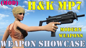 Fallout 4: Weapon Showcases: H&K MP7 (Modern Firearms)