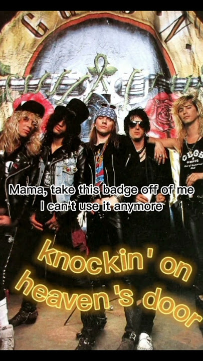 Knockin' On Heaven's  Door Lyrics Ringtone by Gun's And Roses  Part 2