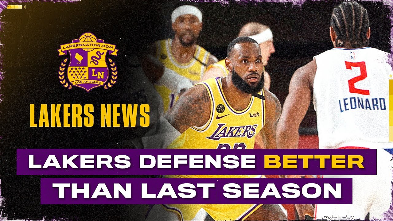 Surprise Lakers Defense Actually Better This Season Than Last Youtube