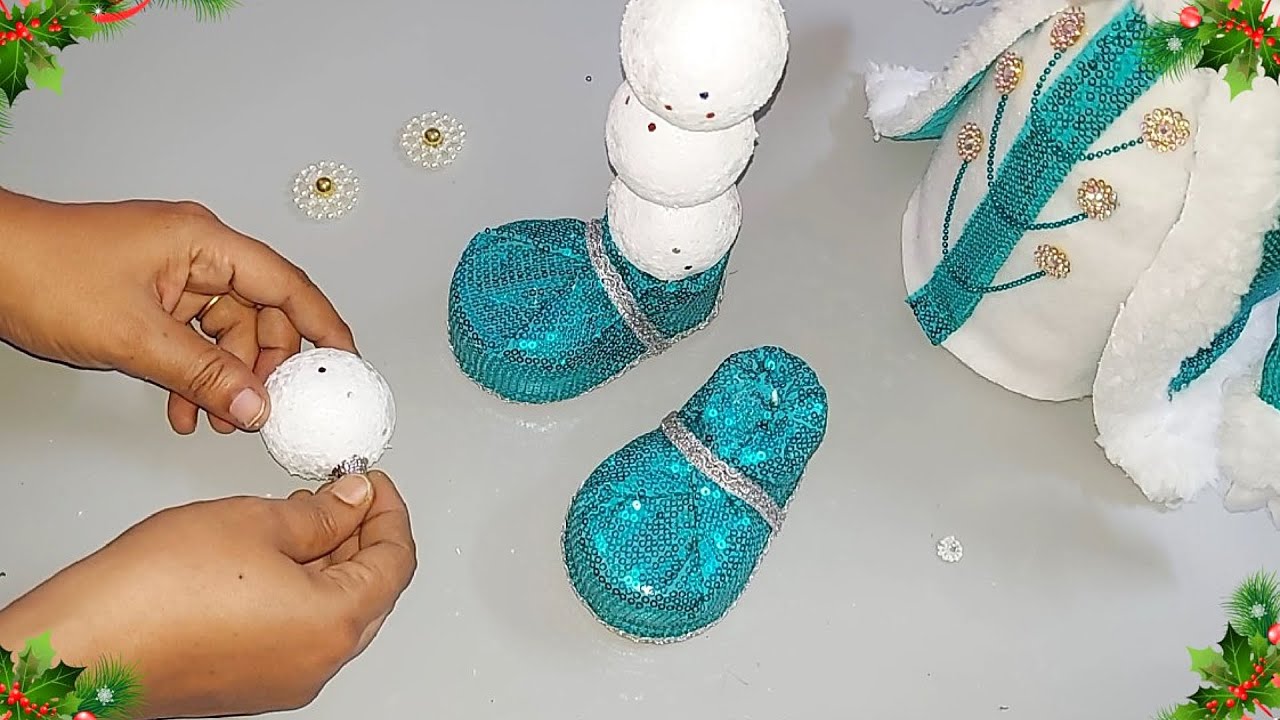 Christmas Decoration ideas With waste Plastic Bottle  | DIY Christmas craft idea🎄427