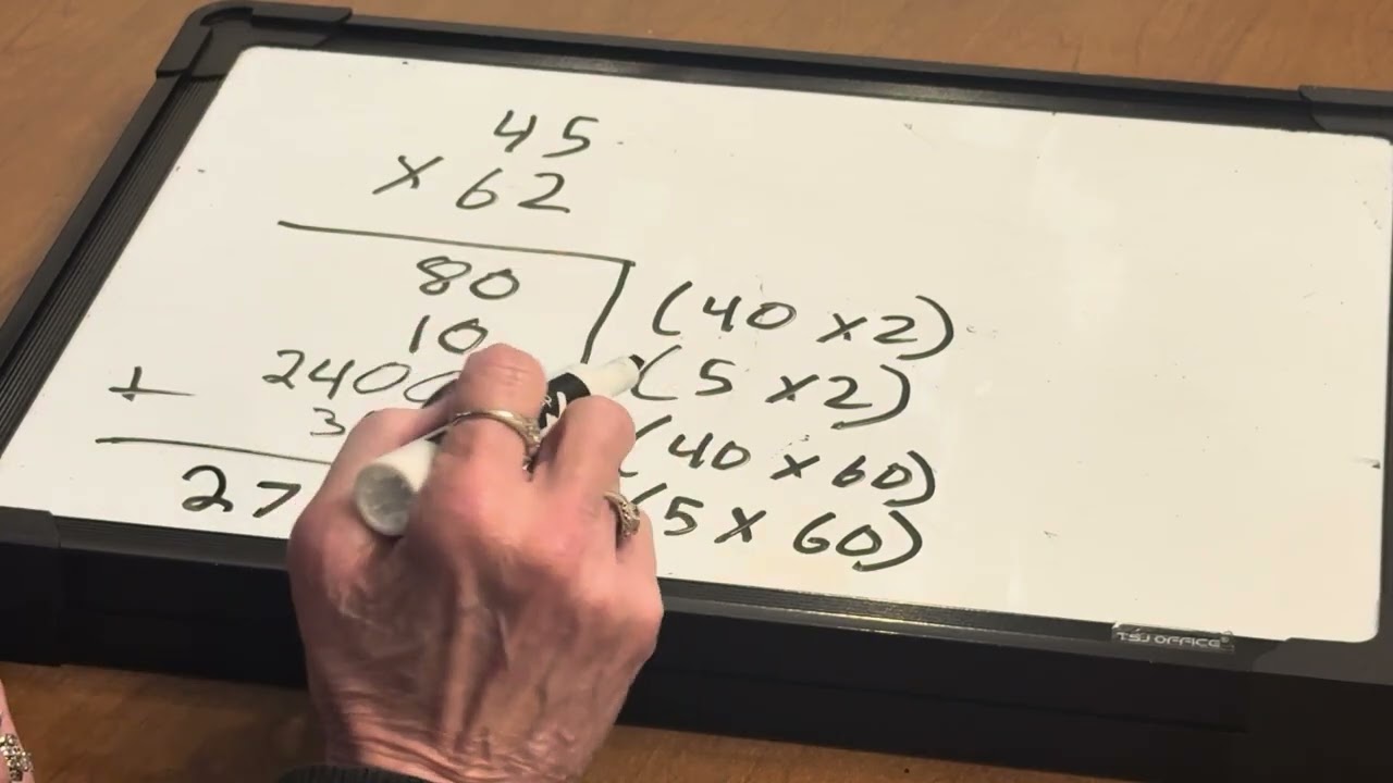 Multiplication  Partial Product Strategy 4th grade