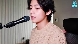 V LIVE  TaeTae FM 6 13 cover Pink Sweat$ - 17