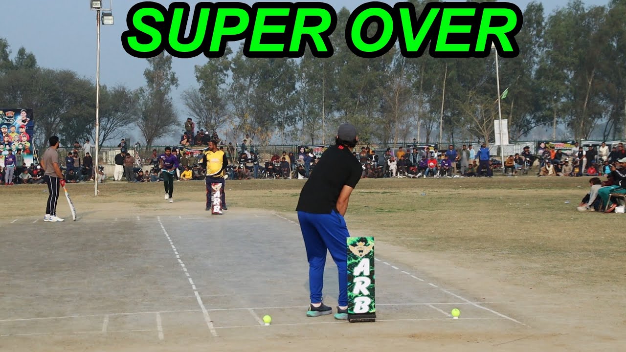 FAHAD MC VS USAMA ALI SIALKOT SUPER OVER ONE OF THE BEST MATCH IN