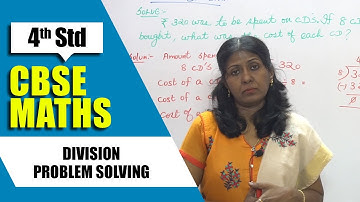 4th Std CBSE Maths Syllabus | Division - Problem Solving | CBSE Maths Part-64