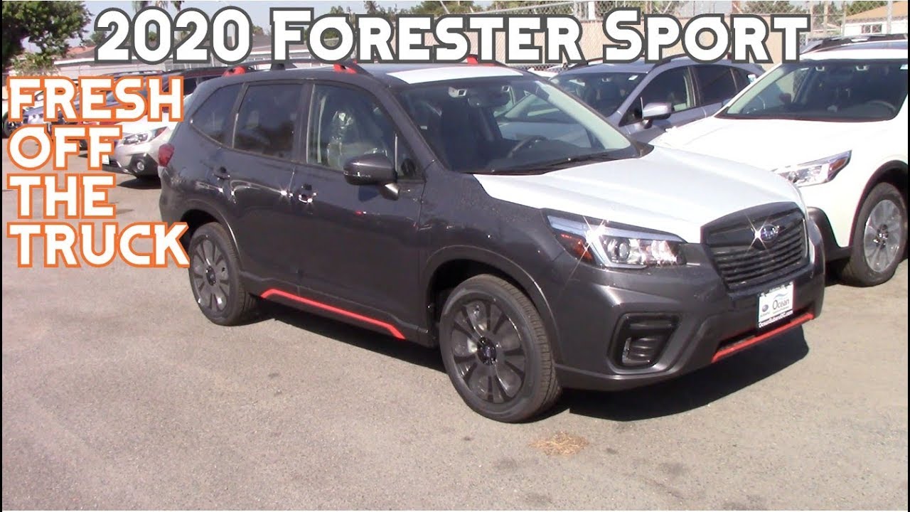 2020 Forester Sport in Magnetite Gray w/Rear Seat Reminder and other new  features 