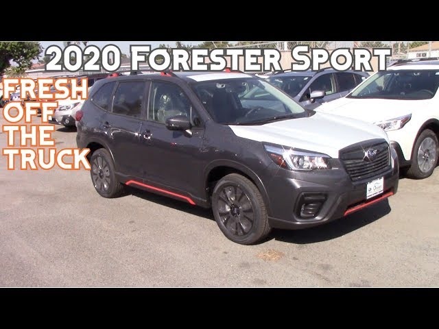 2020 Forester Sport in Magnetite Gray w/Rear Seat Reminder and other new  features 