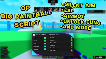 Big Paintball Script - [Silent aim, ESP, Unlock All Weapons]