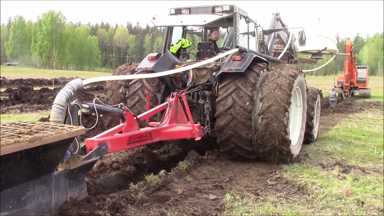 Salaojitusta Takkukankaalla 2022