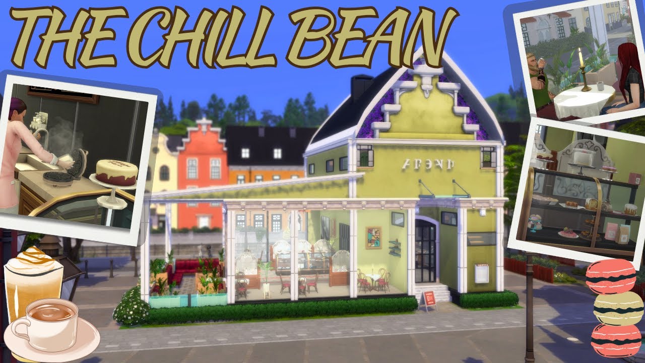 Sims 4 Speed Build: The Chill Bean Café ☕ Stop-Motion Build