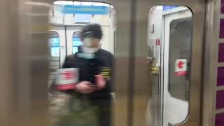 Osaka Metro 谷町線22系　愛車1編成大日行き発車シーン