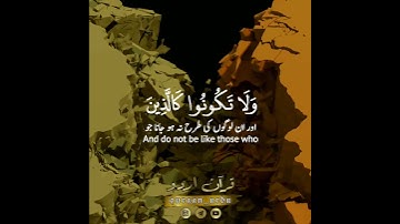 📌And be NOT like those whoe became DIVIDED📌 سورة آل عمران:١٠٤,١٠٥|تميم الريمي|Aal e Imran:104,105