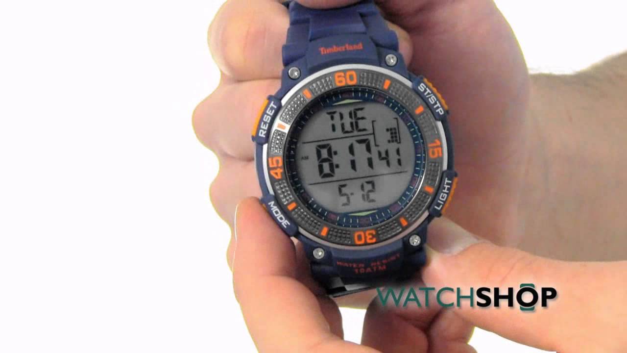 timberland digital watch