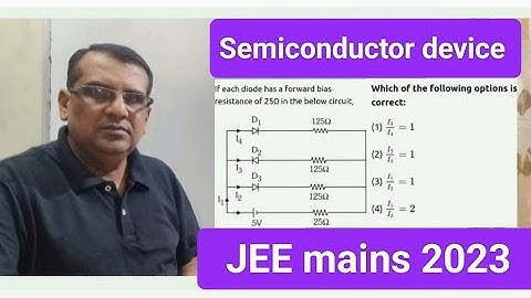 if each diode has a forward bias resistance of 25 ohm in the below circuit which of the following