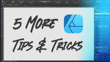 5 More Best Affinity Designer Tips & Tricks