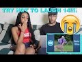 Couple Reacts : Try Not To Laugh Or Grin Challenge Part 14!!!