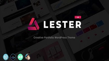 Lester - Creative Portfolio WordPress Theme | Themeforest Website Templates and Themes