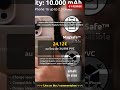Intenso MW10000 Batterie Externe magnétique 10000 mAh – Compatible MagSafe, Recharge sans Fil 15 W,