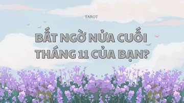 BẤT NGỜ NỬA CUỐI THÁNG 11 CỦA BẠN?