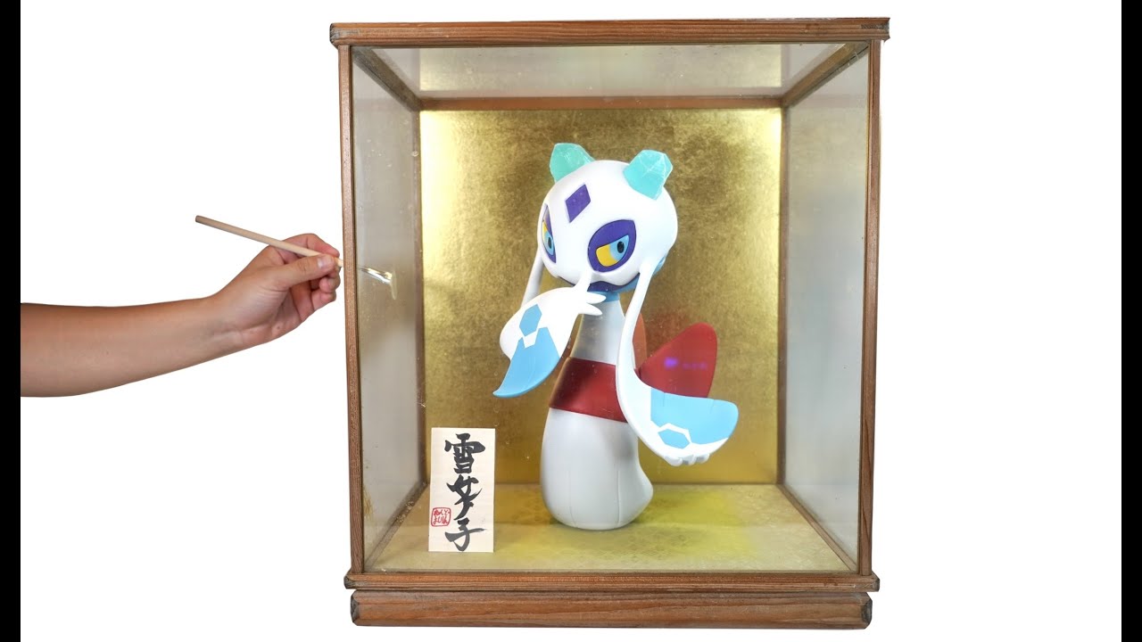 ポケモン ユキメノコ の日本人形がゾクゾクする美しさ 伝統工芸品のような粘土作品 2 2 ページ ねとらぼ