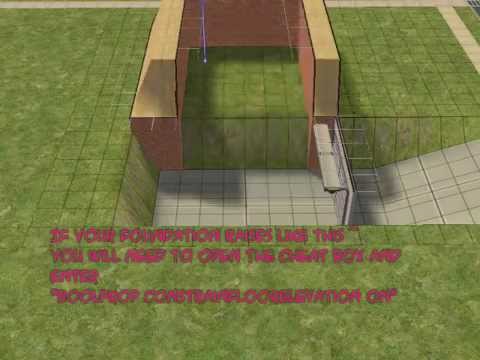 A Basement Garage The Sims 2, How To Make A Basement Garage