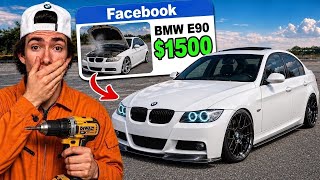 BUILDING the CHEAPEST BMW From FACEBOOK MARKETPLACE in 10 Minutes! (Full Build!)