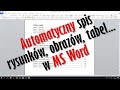 Tworzenie automatycznego spisu treści - Word 2010 - YouTube