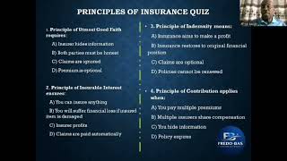 Principles of Insurance  Module 2