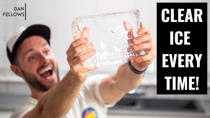 How to make CLEAR ICE at home 🧊Never before seen method🧊Jaw Dropping  Results 