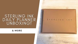 Sterling Ink A5 & B6 Daily Planners Unboxing!!