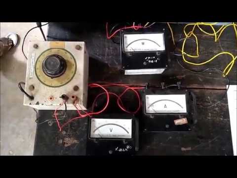 Load Test on Single Phase Induction Motor - YouTube