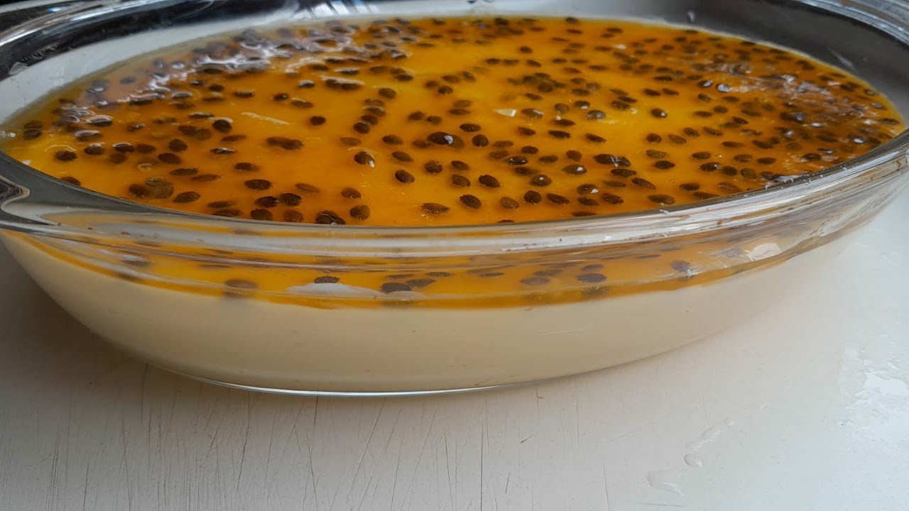 MUSSE DE MARACUJÁ CREMOSO E RÁPIDO | cozinhando
