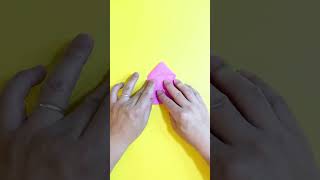 遊べる折り紙　くるくる回る万華鏡（まんげきょう）の簡単な作り方～How to make an easy origami kaleidoscope～shorts