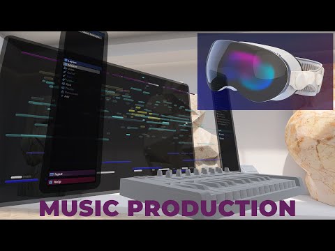 Apple Vision Pro Music Production with RipX DAW