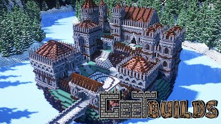 Minecraft Icy Lake Castle Surrounded by Snowy Mountains by Geet Builds 12,195 views 3 years ago 8 minutes, 1 second