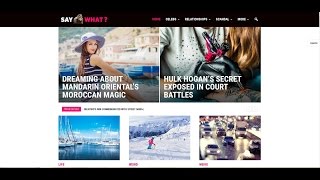 Say What - Newspaper - WordPress, Business, blog, ecommerce and multipurpose theme -FastenWP