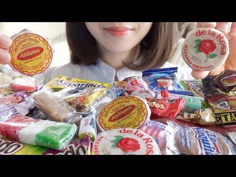 【咀嚼音】メキシコのお菓子25種類を食べる【ASMR/EATINGSOUNDS】