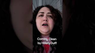 Coming Clean by #hillaryduff with Rainfall in the Background #singingvideo #singingcover