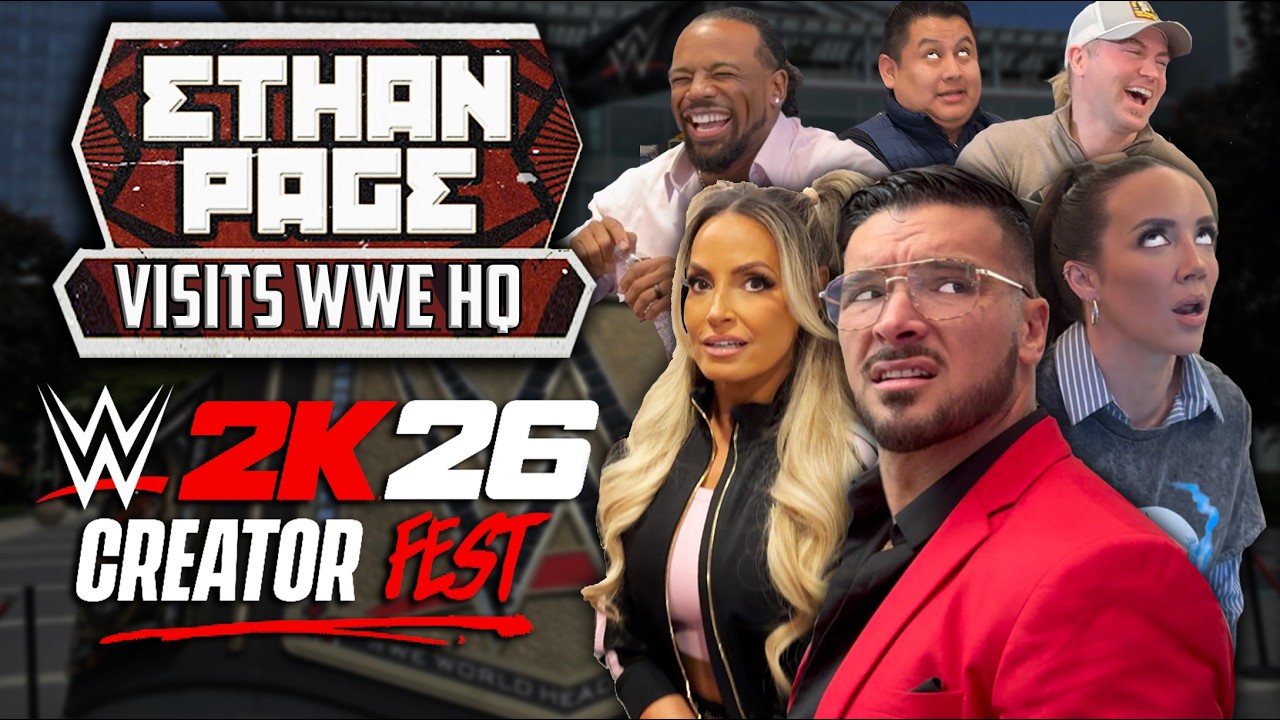 Ethan Page visits WWE Headquarters for WWE2K26 CREATOR FEST