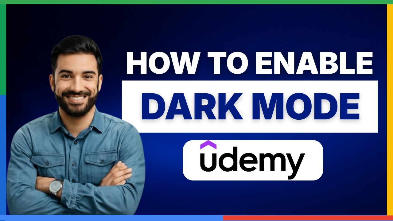 How to enable dark mode on Udemy[LATEST GUIDE] - YouTube