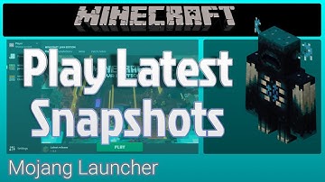 Minecraft Snapshots - How to Play the Latest in the Java Launcher - 21w10a